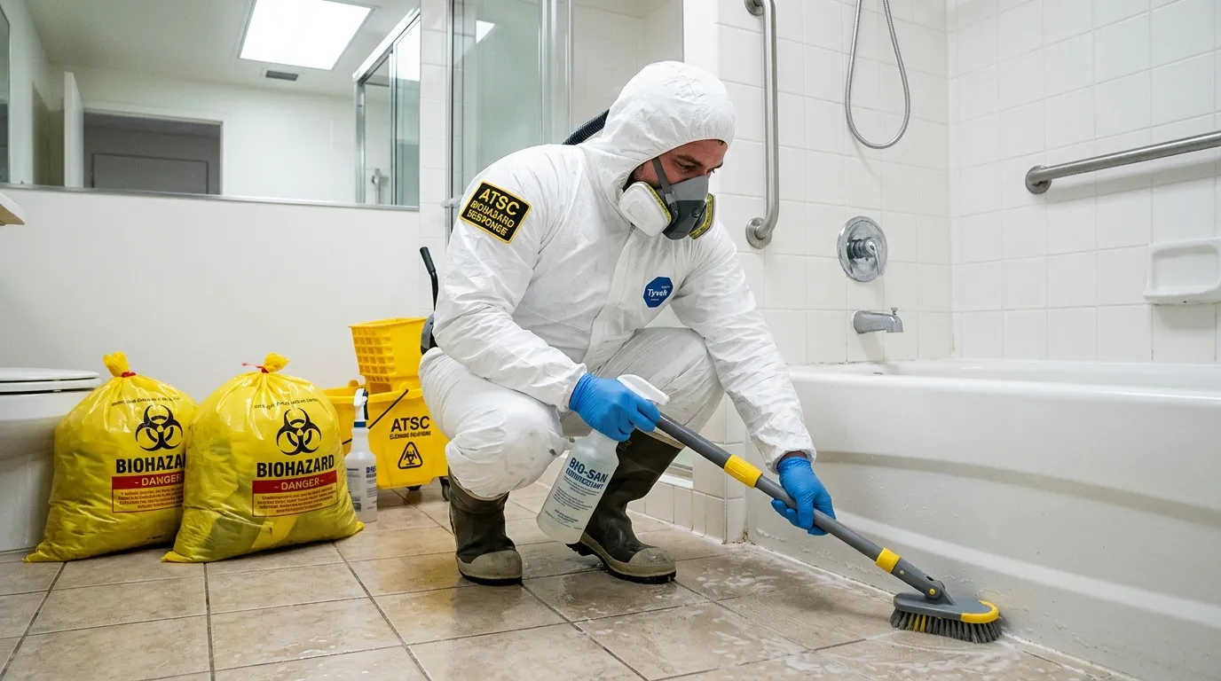 Decontamination equipment deployed for Blood Cleanup in Dorchester
